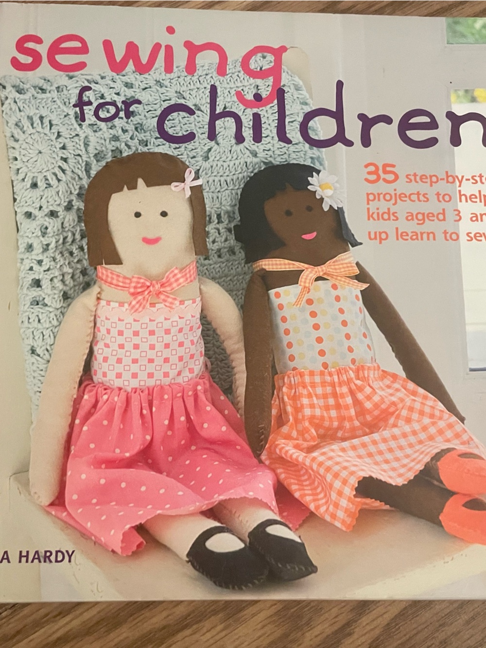 Handmade Fabric Dolls Craft Book — Pink & Orange